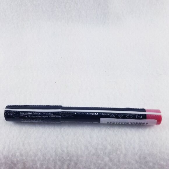 Avon Big Color Glossy Lip Pencil Glossy Angelic Pink Discontinued Color Sealed - Picture 1 of 8